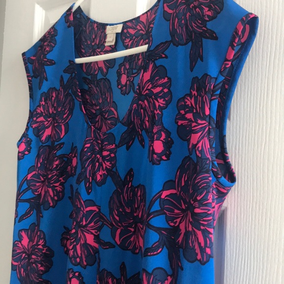 J. Crew Factory floral print blouse, like new. - Picture 3 of 3